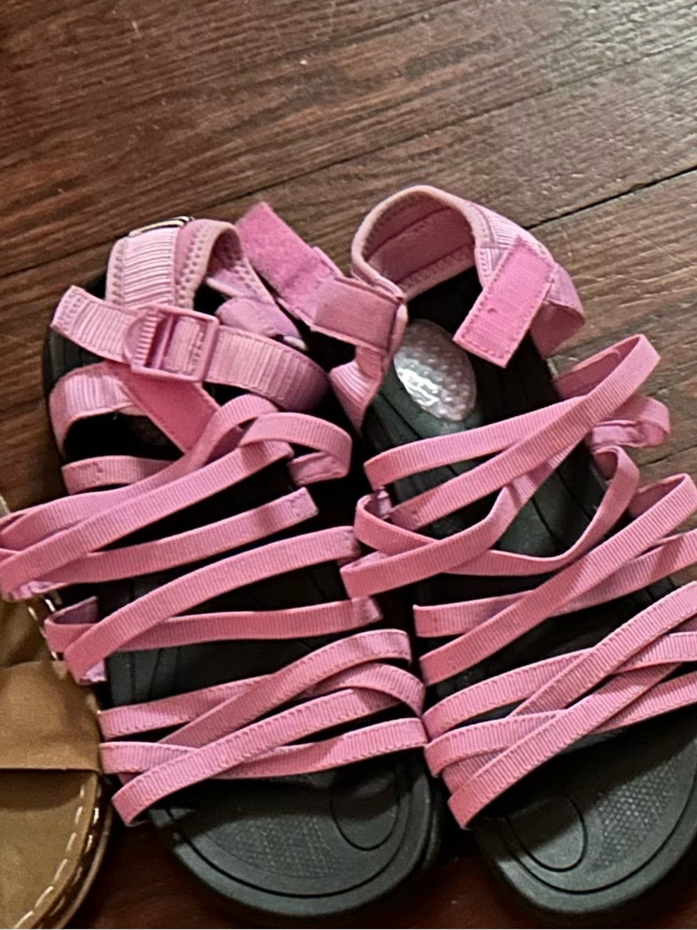 Women’s Pink Strappy Sport Sandals by Dr. Scholls